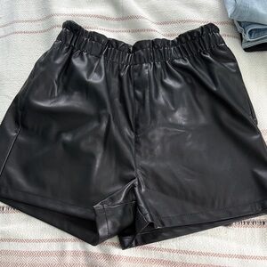 Steve Madden Faux Leather Women's Shorts